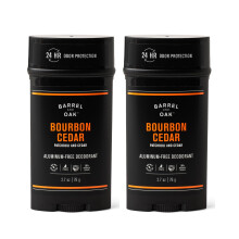 Barrel & Oak Aluminiumfreies Deodorant für Männer, Natürliches Deodorant mit Patchouli & Zedernholz