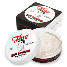 Mr. Fine 21C Scheerzeep voor Mannen, Bouwt Dikke Lather, Beschermt Tegen Scheerirritatie, 5oz. (150ml)