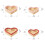 Handmade Heart Shaped Storage Bin For Desk Accessories-Red L 4