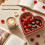 Handmade Heart Shaped Storage Bin For Desk Accessories-Red L 7