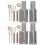 1Set Durable Aluminum Threaded Broom Handle Tip for Extension Poles 1