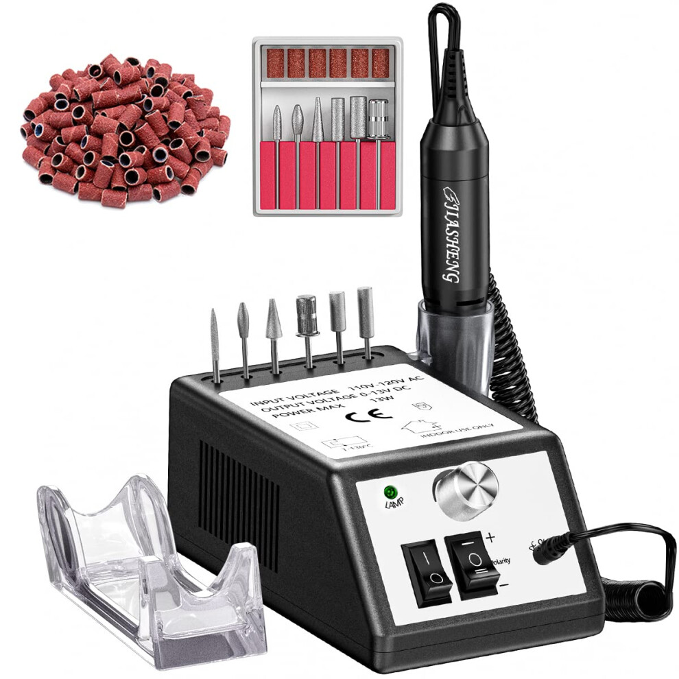 Jiasheng Professional Nail Drill, 20000Rpm Electric Nail Drill Machine, Electronic Nail File Drills For Acrylic Nails Gel Nails Manicure Pedicure Tool