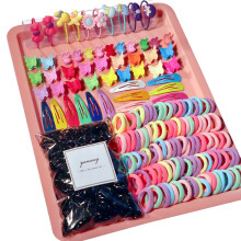 YANRONG Haaraccessoires Set Voor Meisjes, Candy Kleuren Nylon Haarbanden, Elastische Ponytail Houders