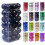 36-Piece Black Christmas Tree Baubles 6 cm 1