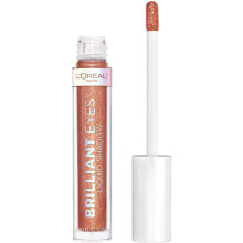 L'Oreal Paris Brilliant Eyes Shimmer Flüssiger Lidschatten, Langanhaltend, Präzisionsapplikator