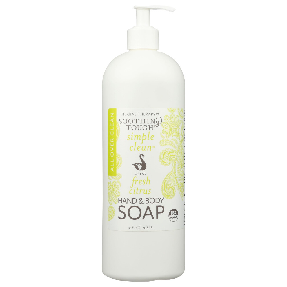 Soothing Touch Fresh Citrus Hand And Body Soap, 32 Oz