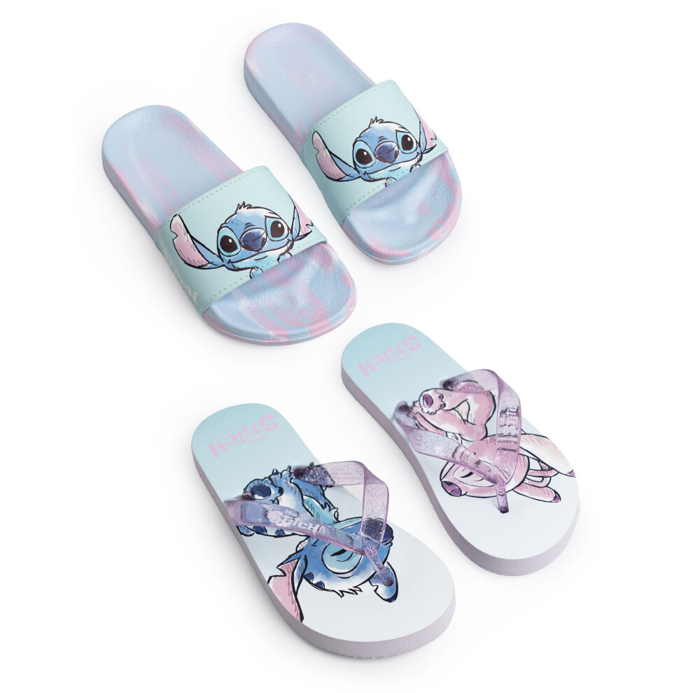 Disney Lilo & Stitch Slider Slippers (Girls Multicoloured)