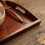 Wooden Serving Tray with Handle 42x28cm 1