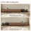 Extendable Walnut Tv Stand, 200-350cm, Dark Grey Base & 3 Drawers 3