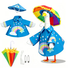 Costume d'oies de porche de printemps, Statue-Pluie pastorale