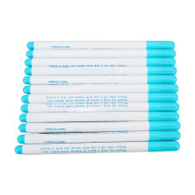 12 Stück wasserlösliche Stifte 15,5 0,8 cm Stickerei Blau