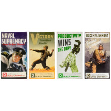 Duke Cannon Big Soap Bar für Männer WWII Collection (Naval Diplomacy, Accomplishment, Victory) - 4er Pack