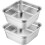 Edelstahl-Sieb- und Becken-Set, 23 cm 1