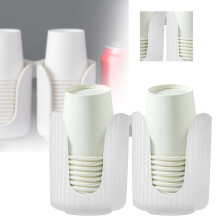 Dispenser de pahare de hârtie din plastic cu dungi verticale