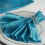 Satin Dinner Napkins 20 Inch Turquoise 50 Pack 1