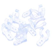 50-Pack Clear PVC LED Rope Light Clips