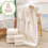 8-Piece Cotton Bath Towel Set Beige 1