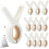 12-Pack Small Plastic Clothespins for Towels, Quilts & 1