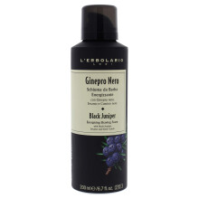 Mousse à Raser Energissante Genévrier Noir L'Erbolario - Évite Les Rougeurs - Parfum Revigorant