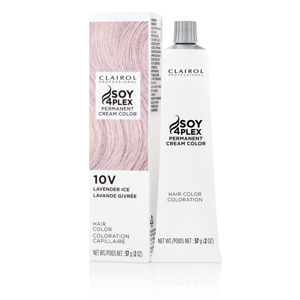 Clairol Professional Crme Permanente, 10V Lavender Ice, 2 Oz. - Packaging May Vary