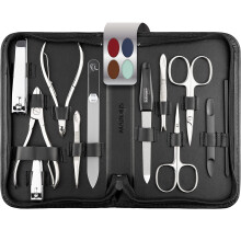 Manicure Set voor Vrouwen en Mannen - 12-delige Professionele Verzorgingskit met Premium Gereedschappen