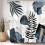 Boho douchegordijn van polyester, 54x70 inch, met haken. 1