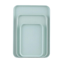 Birch Plastic Serving Tray – Large, Stackable, Food-Grade