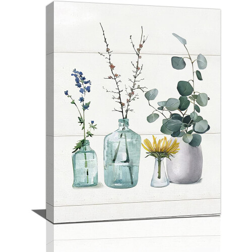 Botanical Wall Art Canvas Print 12x16 Inch