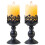 Pillar Candle Holders Set of 2 Decorative Stands 1