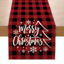 Christmas Table Runner Buffalo Plaid 13 x 72 in