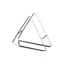 Artisanat triangulaire d'organisateurs de plat de-Argent