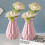 2 Pack 6" Ceramic Vases – Modern Boho Home Decor 1