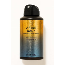 Spray Corpo After Dark Bath & Body Works per Uomini, 3.7 fl oz - Profumo Ambra e Suede Liscio