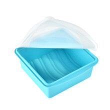 Bac de maintien flexible et doux avec congélateur durable-Bleu