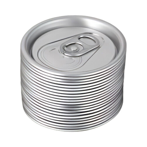 Couvercle de canette en aluminium argenté, 20 pièces,-Argent