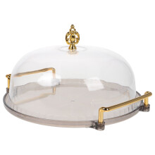 Prato para servir bolo Worgeous com tampa (1 conjunto)