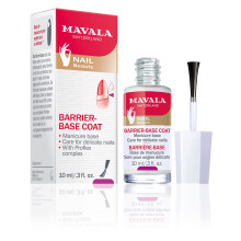 MAVALA Base Coat, Barrier for Sensitive, Delicate, and Dry Nails | Prevents Dehydration, Splitting and Breaking | Keratin, Calcium, and Silk Amino Aci
