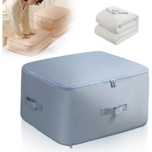 Self-Compression Storage Bag for Quilts and Comforters –