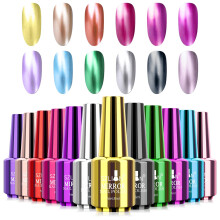 Ownest 12 Färger Spegel Nagellack Set, Spegeleffekt Långvarig Glansig Manikyr Nagelkonst