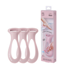 F3 Systems Hornhaut-Rasierer (3er-Pack), Pediküre-Werkzeug für rissige Fersen, ergonomisches Design