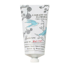 Library of Flowers True Vanilla Handcreme, 75 ml, Bergamot, Mörk Vanilj & Amber Handkräm för Kvinnor