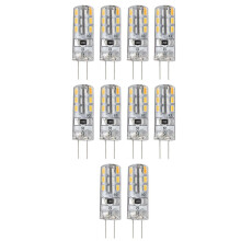 10pcs G4 LED Bulbs 12V 3W Mini Silicone Spotlight