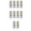 10pcs G4 LED Bulbs 12V 3W Mini Silicone Spotlight 1
