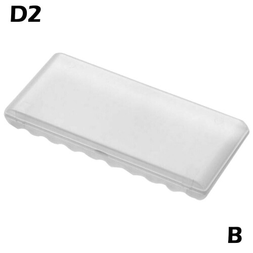Clear Plastic Battery Storage Box for AA AAA 18650 (10-Grid)