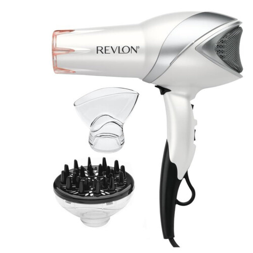 Revlon Asciugacapelli Revlon 1875W con Calore Infrarosso e Ceramica, Bianco