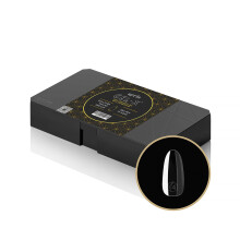 Aprés Gel-X Round Box of Nail Tips | 280 Gel-X Tips, Soft Tips, 14 Sizes 00-9 | Half-sizes Included (Sculpted Round Medium, 280.00 Fl Oz (Pack of 1))