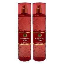 Set di 2 Spray Profumati Fragola Flirt Bath & Body Works - Formato Grande