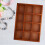 Boîte à bijoux vintage en bois à 12 compartiments 1