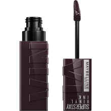 Maybelline Super Stay Vinyl Ink Longwear No-Budge Liquid Lipcolor Makeup, Highly Pigmented Color and Instant Shine, Charged, Brown Lipstick, 0.14 fl o