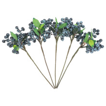 5 Pcs Artificial Blueberry Stems for Christmas Decor